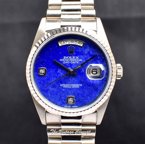 Rolex day date lapis dial